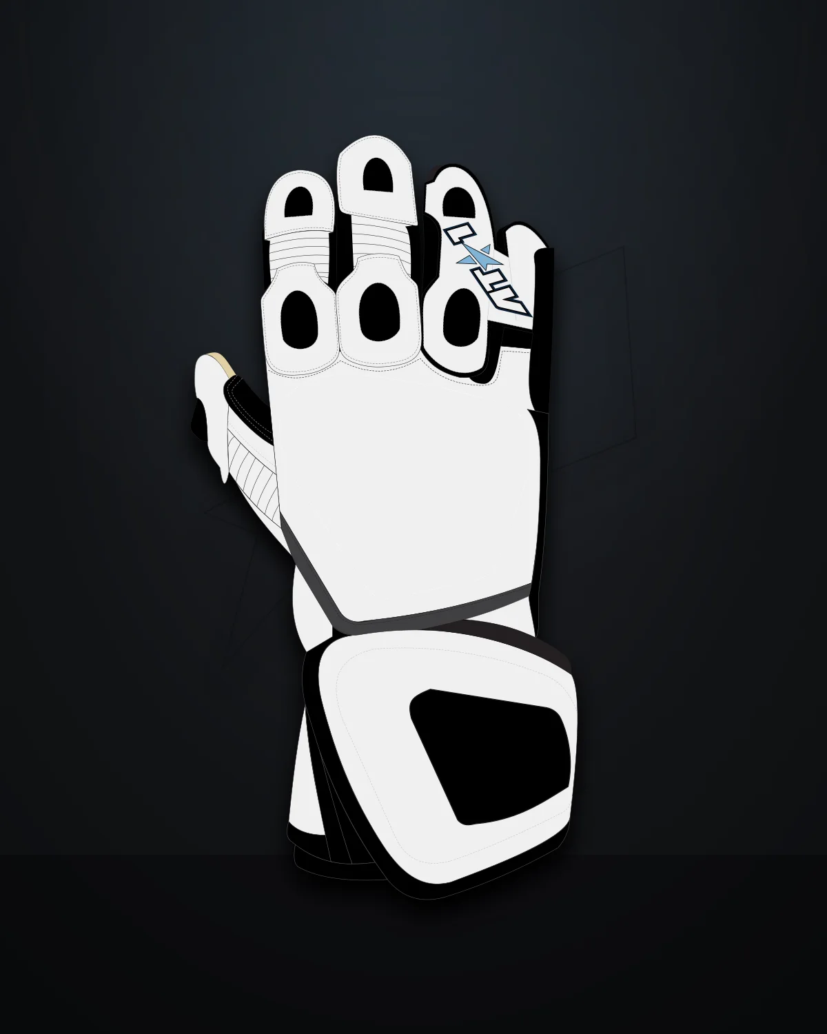Arctic Storm Gloves — Dorsal (knuckle side)