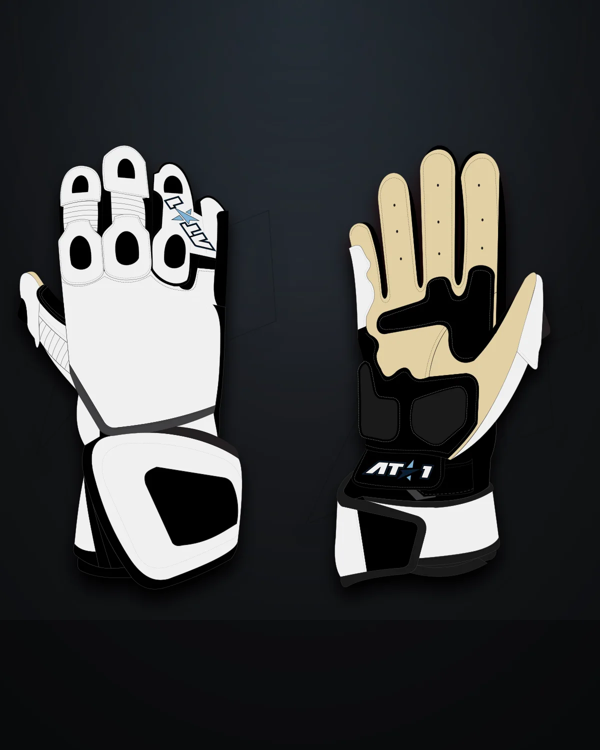 Arctic Storm Gloves motorcycle racing gloves