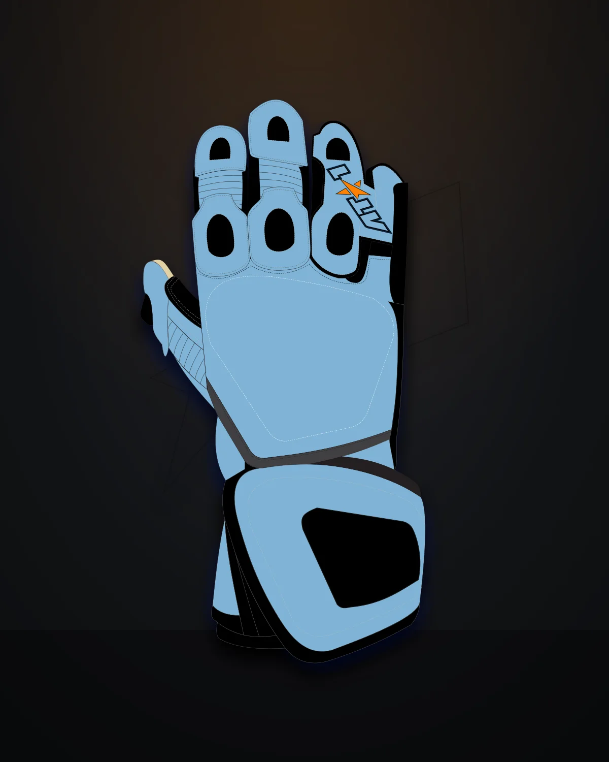 Heritage 68 Gloves — Dorsal (knuckle side)