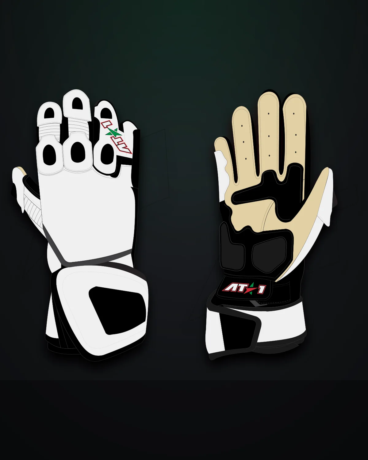 Italia Corsa Gloves motorcycle racing gloves