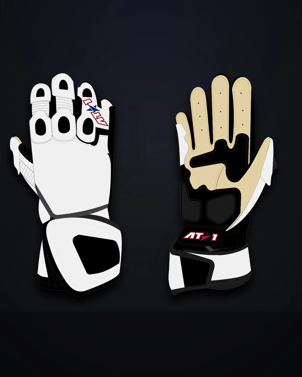 Union Jack Gloves motorcycle racing gloves