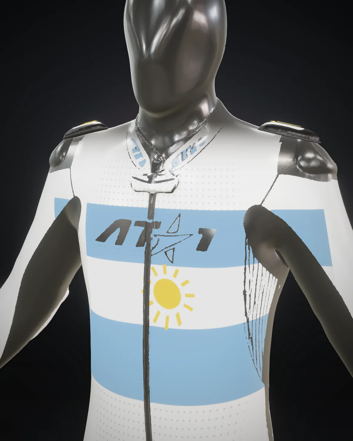 Albiceleste — Chest detail