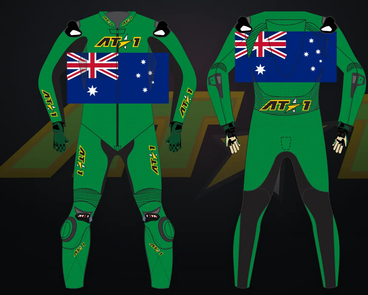 Green & Gold — Technical flat