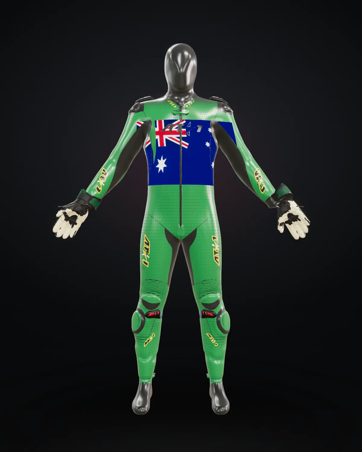 Green & Gold — Front
