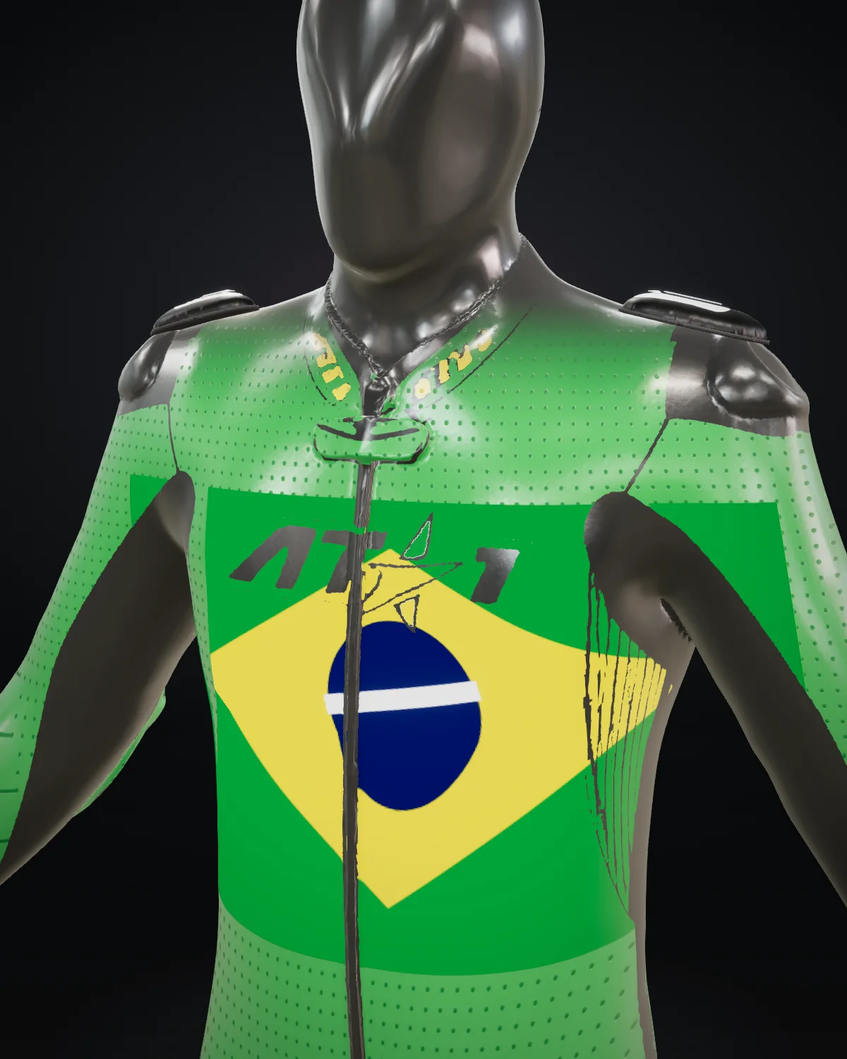 Brasil — Chest detail