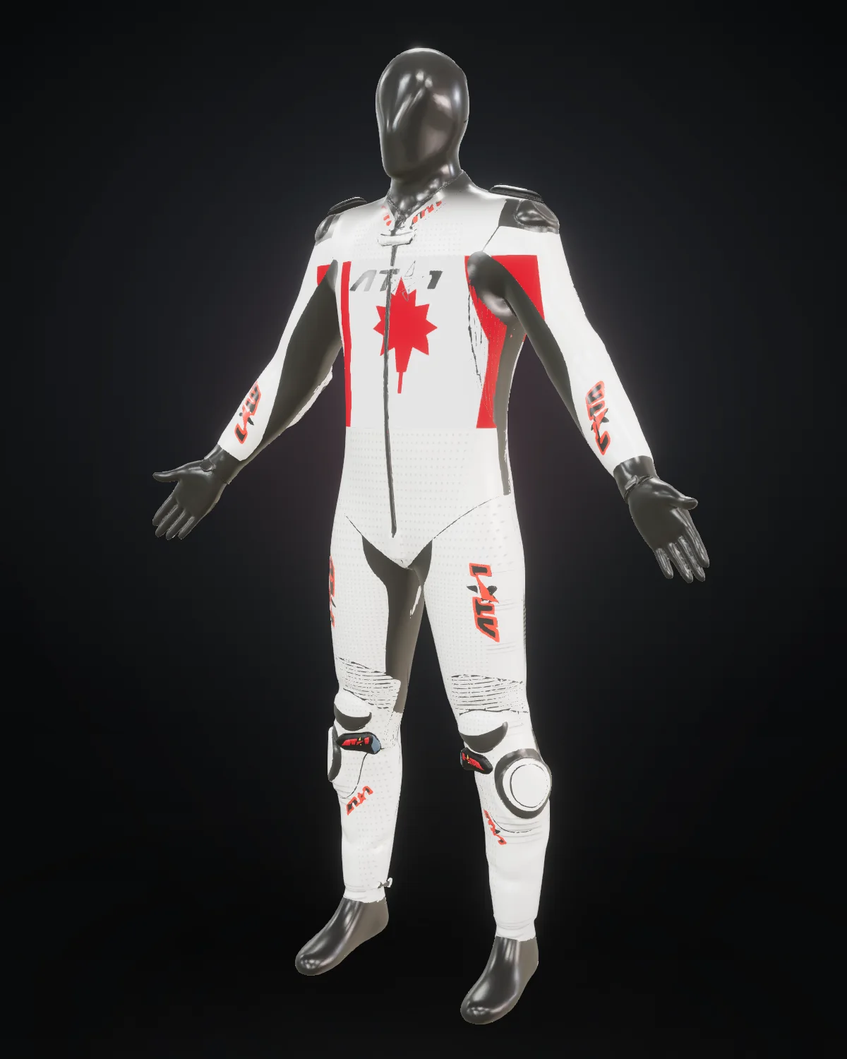 Maple custom motorcycle race suit