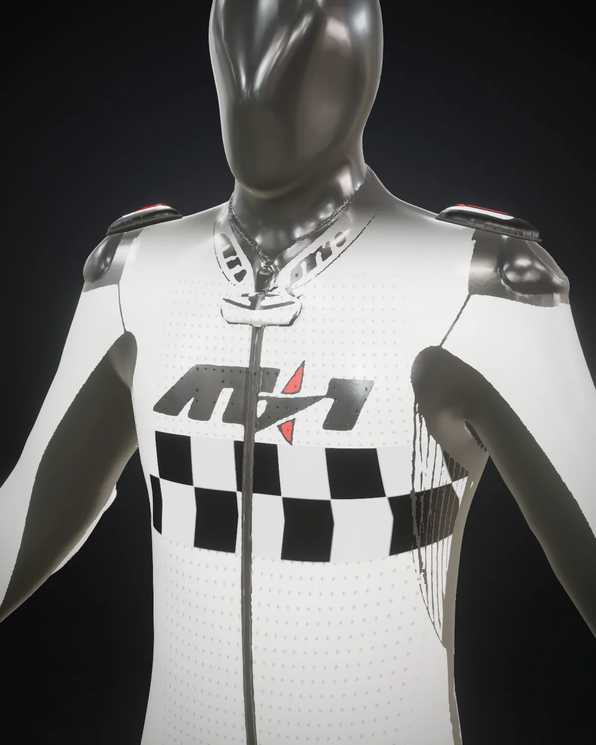Checker GP — Chest detail