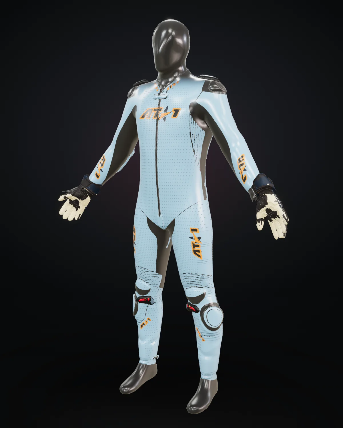 Heritage 68 custom motorcycle race suit