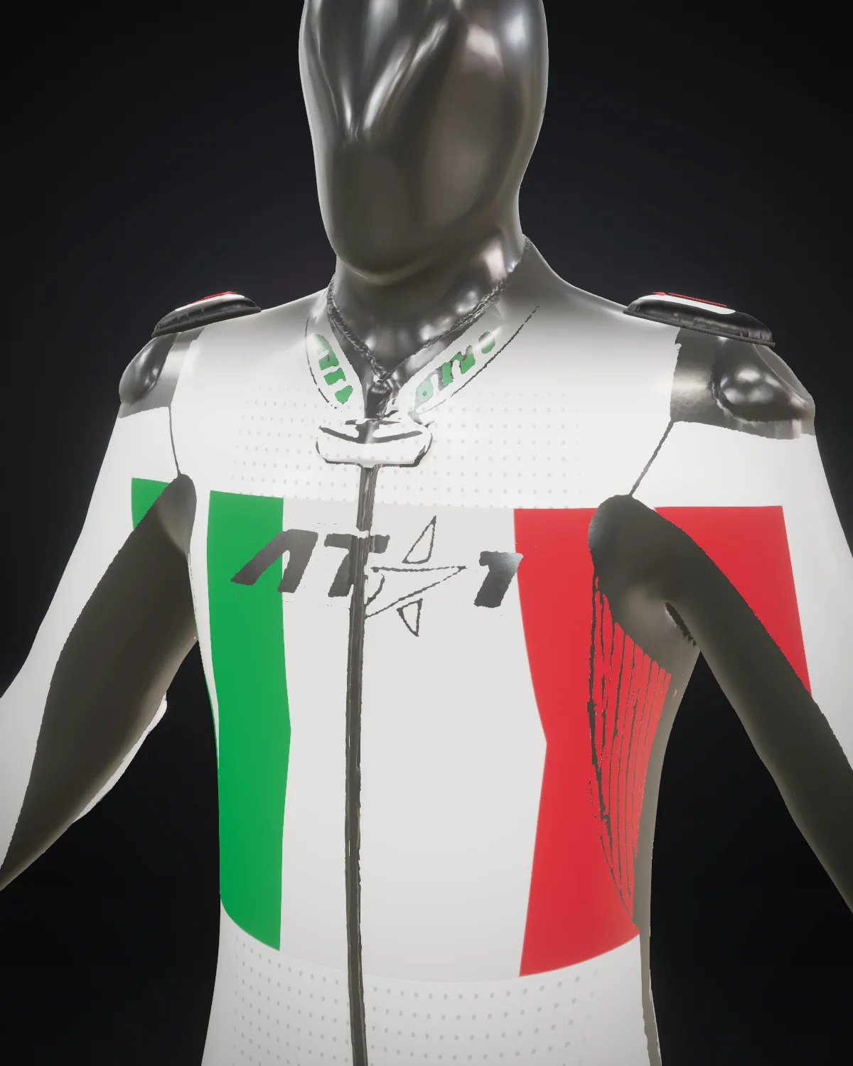 Italia Corsa — Chest detail