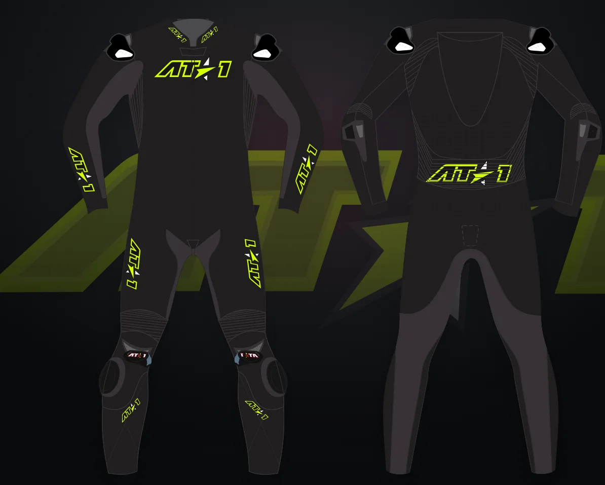 Neon Volt — Technical flat
