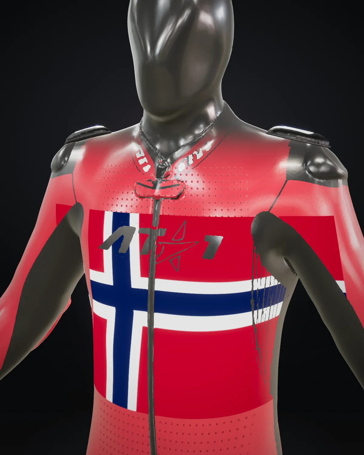 Norge — Chest detail