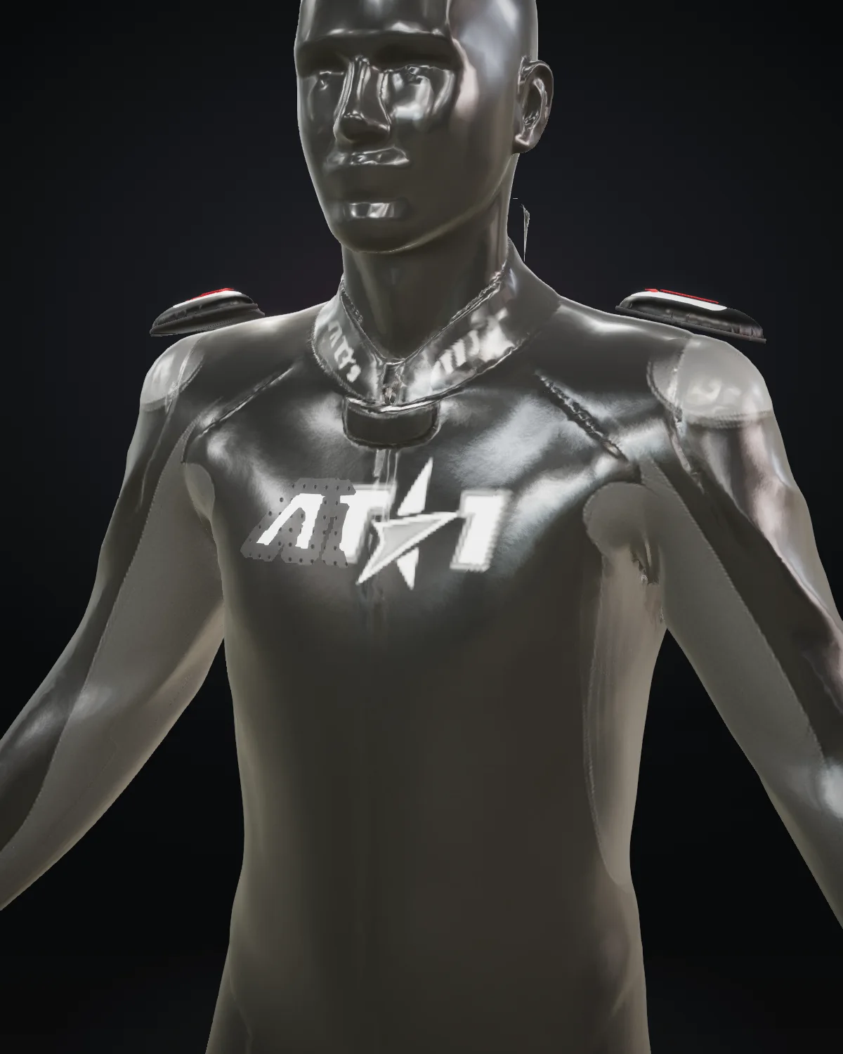 Stealth Blackout — Chest detail