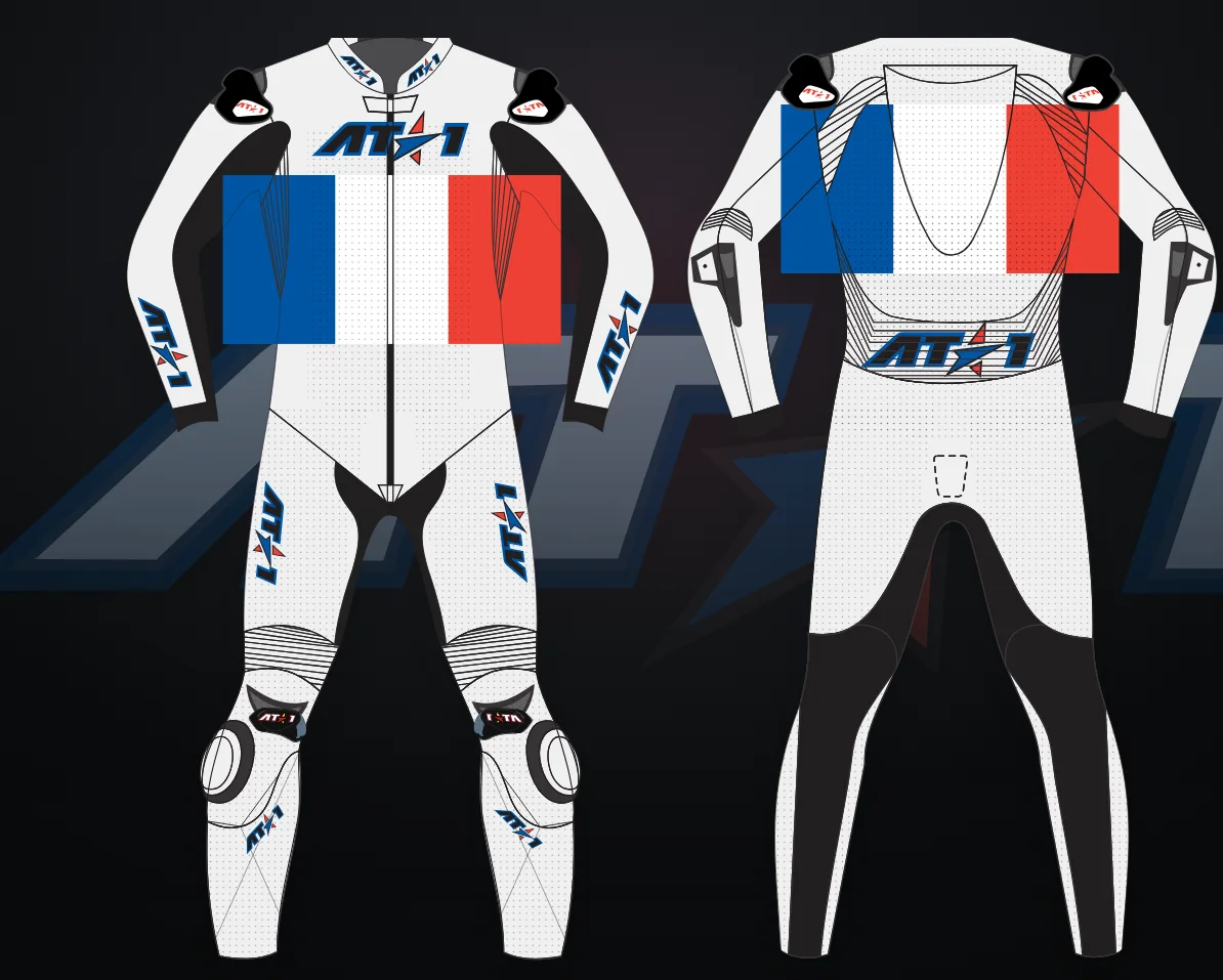 Bleu Blanc Rouge — Technical flat